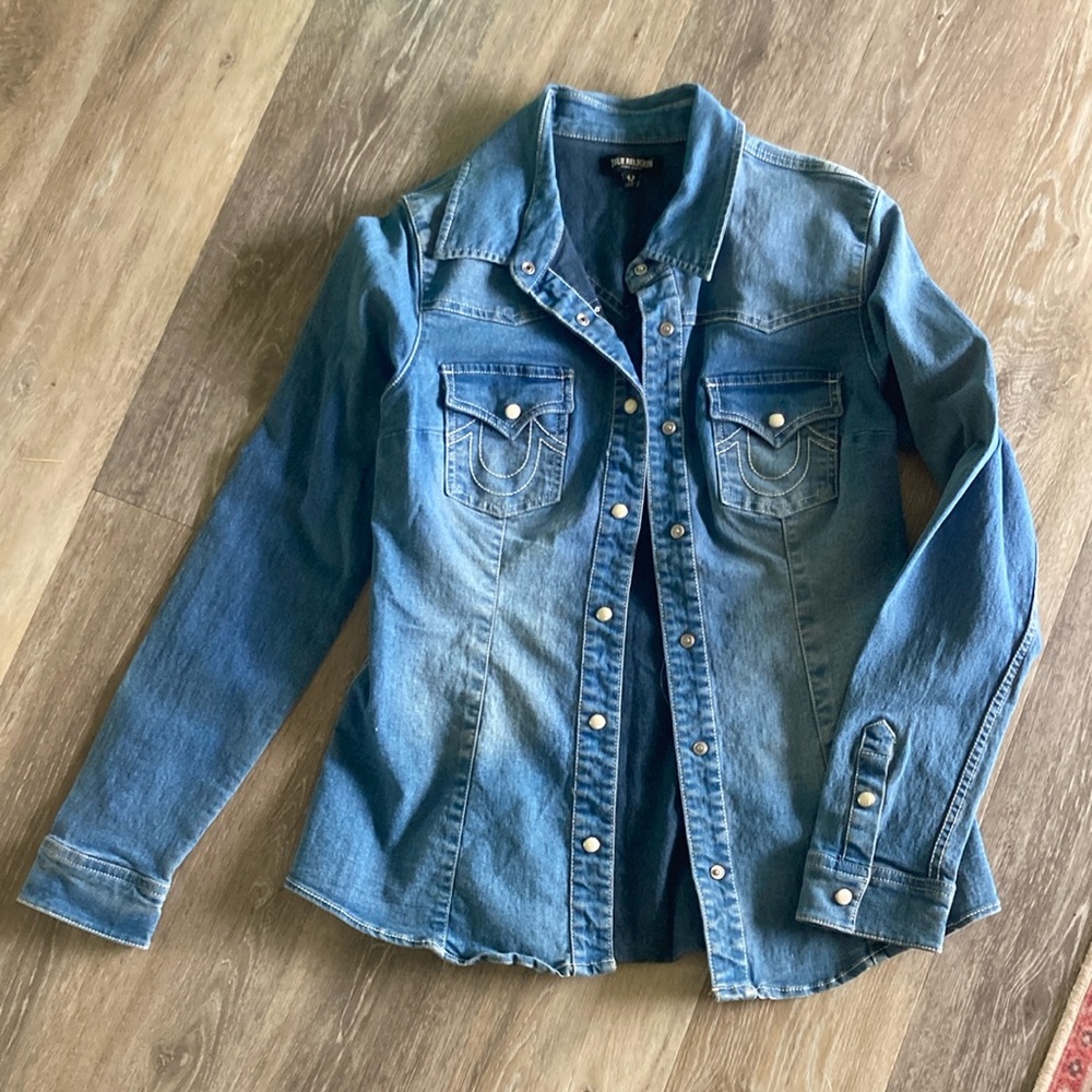 True Religion Western Denim Shirt